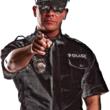 Mandestripper Cop